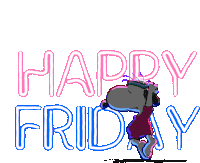 Happy Friday Snoopy Sticker