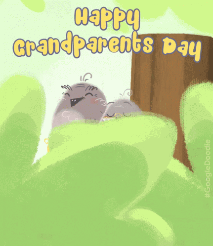 Happy Grandparents Day Grandma And Grandpa Day GIF