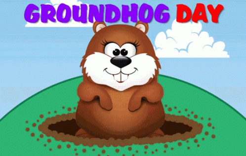 Happy Groundhog Day GIF