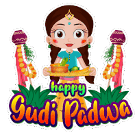 Happy Gudi Padwa Chutki Sticker