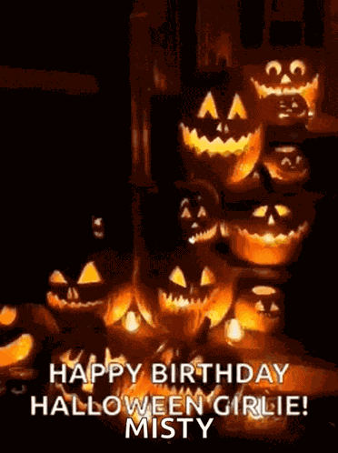 Happy Halloween Birthday GIF
