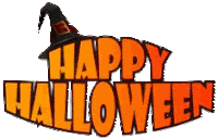 Happy Halloween Day Greetings Sticker