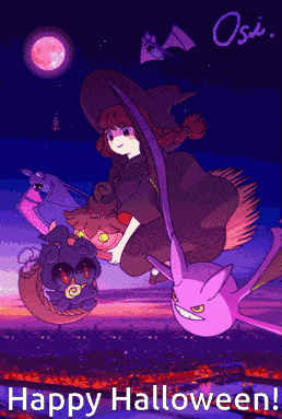 Happy Halloween Pokemon GIF