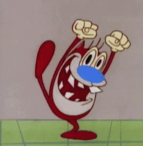 Happy Happy Joy Joy Ren And Stimpy GIF