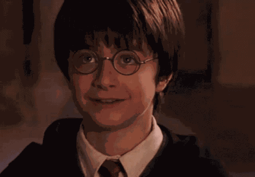 Happy Harry Potter GIF