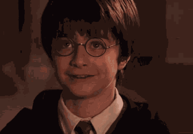 Happy Harry Potter GIF