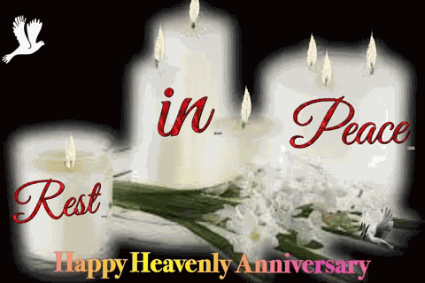 Happy Heavenly Anniversary Rest In Peace GIF