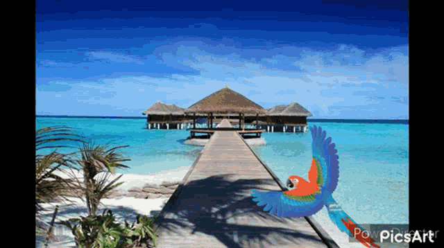 Happy Holiday Beach GIF