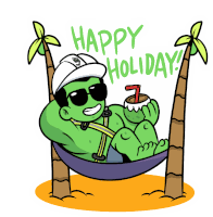Happy Holiday Ymaz Sticker