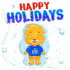 Happy Holidays Christmas Sticker