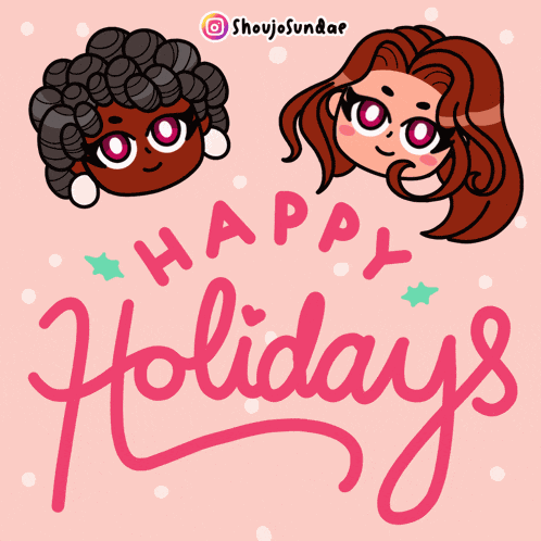Happy Holidays From The Shoujo Sundae Podcast GIF