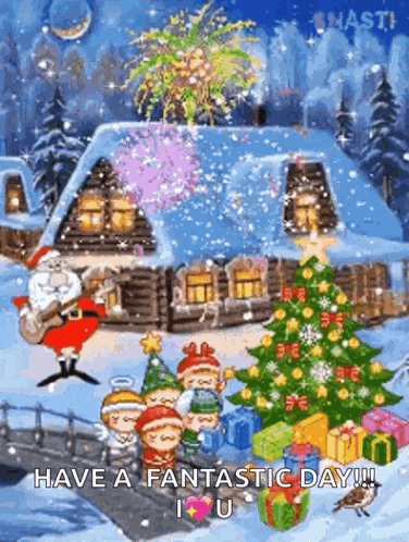 Happy Holidays Merry Christmas GIF