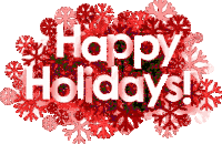 Happy Holidays Sticker Sticker