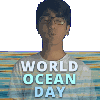 Happy International Ocean Day Happy Ocean Day Sticker