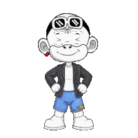 Happy Joyful Sticker