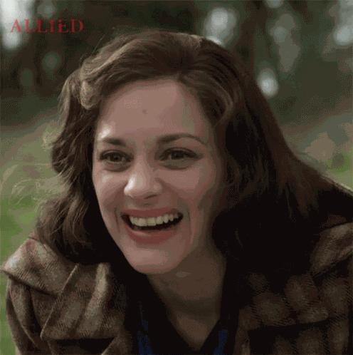 Happy Marion Cotillard GIF