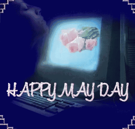 Happy May Day May Day Flowers GIF