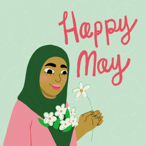 Happy May Flower GIF