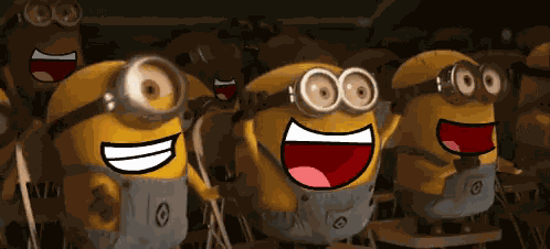 Happy Minions GIF