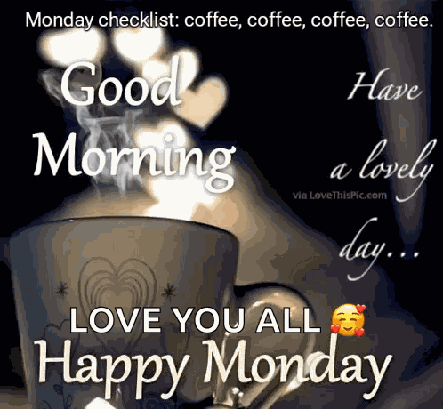 Happy Monday Good Morning Monday GIF