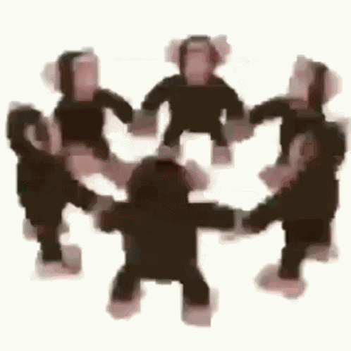 Happy Monkey Circle Happy GIF