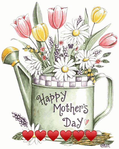 Happy Mothers Day Flowers GIF