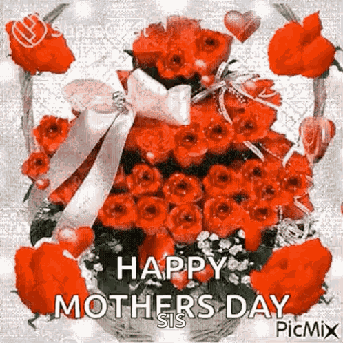 Happy Mothers Day Flowers GIF