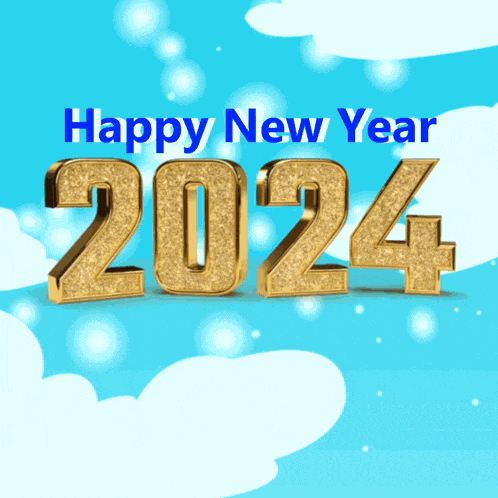 Happy New Year 2024 Chutki GIF