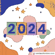 Happy New Year 2025 Sticker