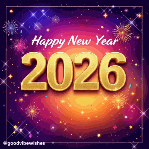 Happy New Year 2026 2k26 GIF