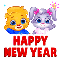Happy New Year Celebration Sticker