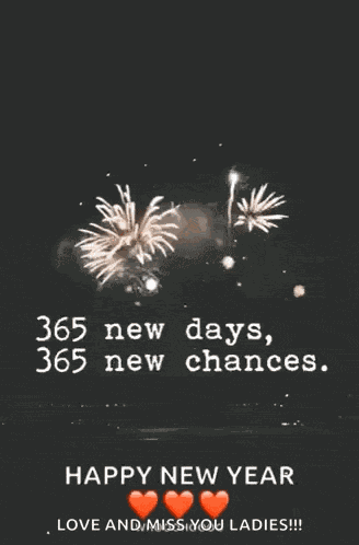 Happy New Year Fireworks GIF