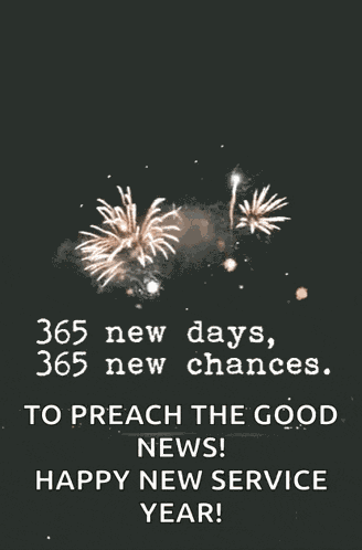 Happy New Year Fireworks GIF