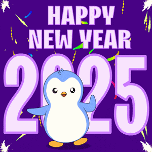 Happy New Year Pudgy GIF