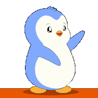 Happy New Year Pudgy Sticker