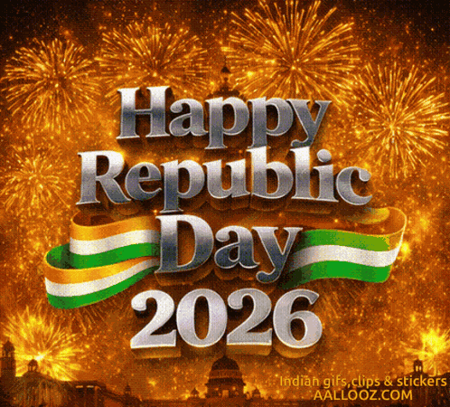 Happy Republic Day 2026 Gantantra Diwas GIF