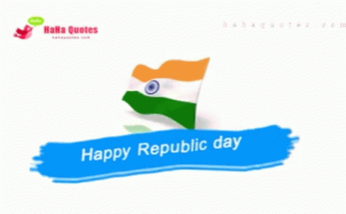 Happy Republic Day Flag GIF