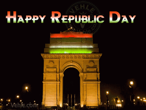 Happy Republic Day Greetings GIF