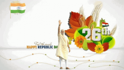 Happy Republic Day Hands Up GIF