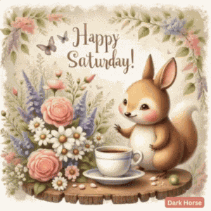Happy Saturday Smiling Critters GIF