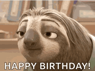 Happy Sloth GIF