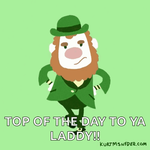 Happy St Patricks Day Leprechaun GIF