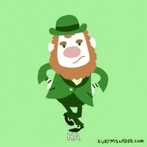 Happy St Patricks Day Leprechaun GIF