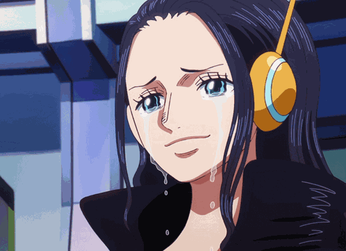Happy Tears Nico Robin GIF