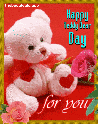 Happy Teddy Happy Valentines Day GIF