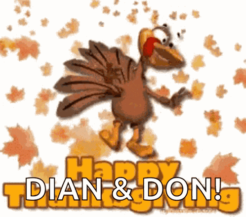 Happy Thankgiving Turkey GIF