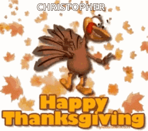 Happy Thankgiving Turkey GIF