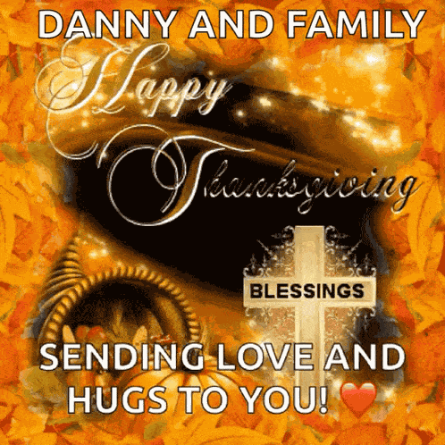 Happy Thanksgiving Blessings GIF