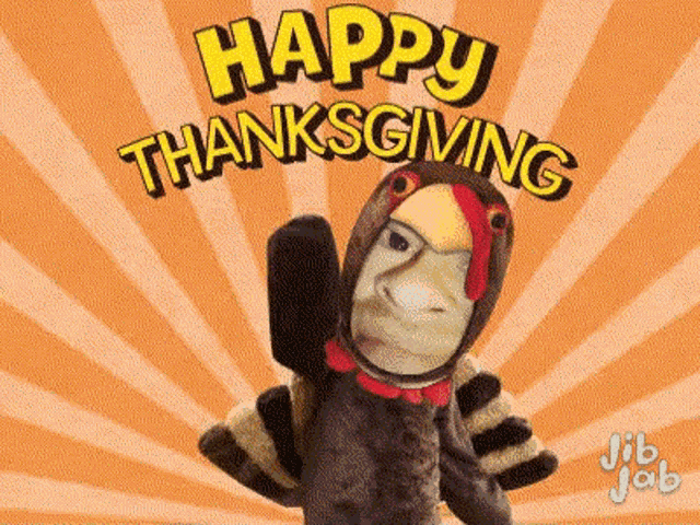 Happy Thanksgiving Feast GIF