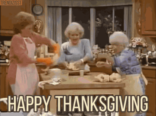 Happy Thanksgiving Golden Girls GIF
